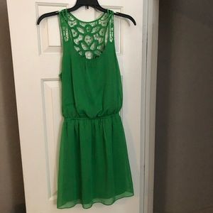 Green Express Dress - perfect for summer size xs
